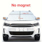 Heavy-Duty Magnetic Car Snow & Sun Shield - UV Protection, Universal Fit