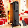 1500W Electric Radiator Heater - 3 Heat Settings & Safety