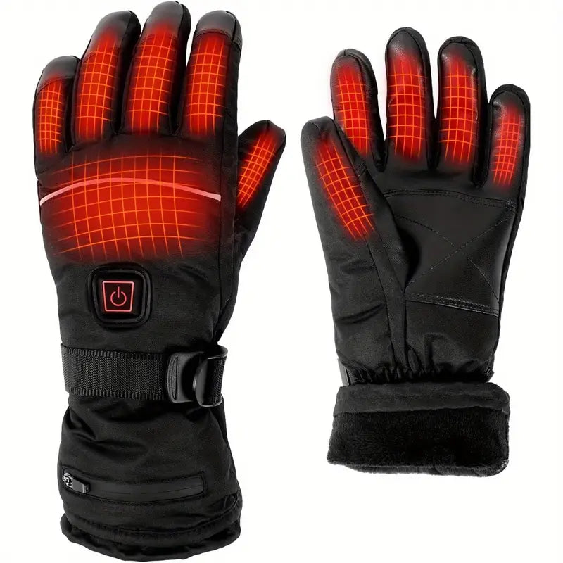 Replaceable Battery Heated Gloves – Touchscreen, Outdoor Ready