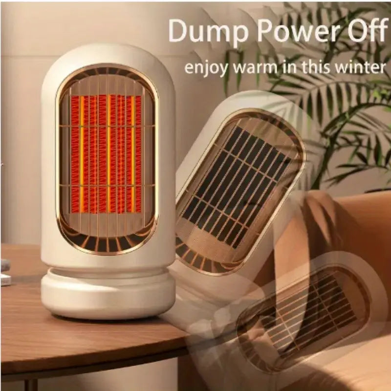 Portable Electric Space Heater - Thermostat & Fast Heating for Indoor Use