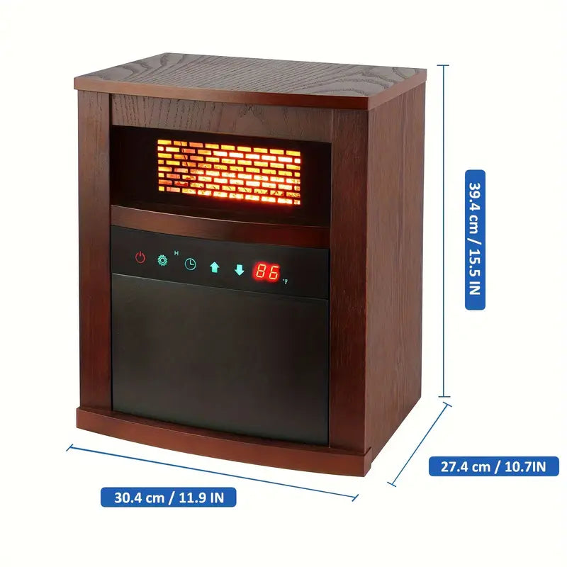 Comfort Choice 1500W Electric Space Heater - Energy Efficient & Safe