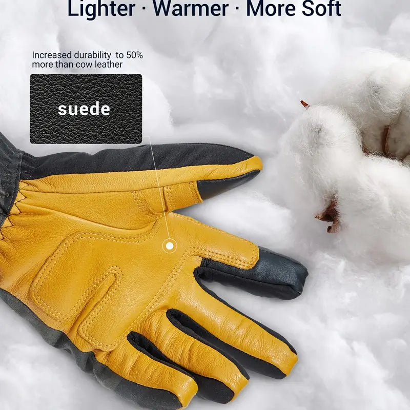 ANKLOSAUR Heated Gloves – Touchscreen, Waterproof, Thermal