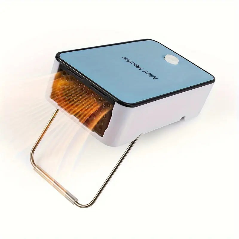 Portable Mini Desk Heater - 110V PTC Air Warmer, US Plug