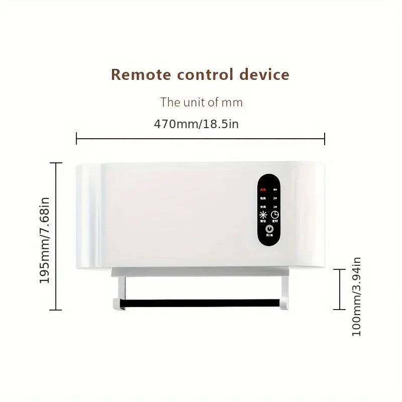 Onebei 1500W Wall Heater - Silent Fanless, Easy Install, Safety Sensor