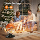 Oscillating Parabolic Space Heater - 770/1000W with Safety Features