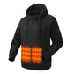 Unisex Heated Hoodie Sweatshirt - Fleece Lined, Battery Powered