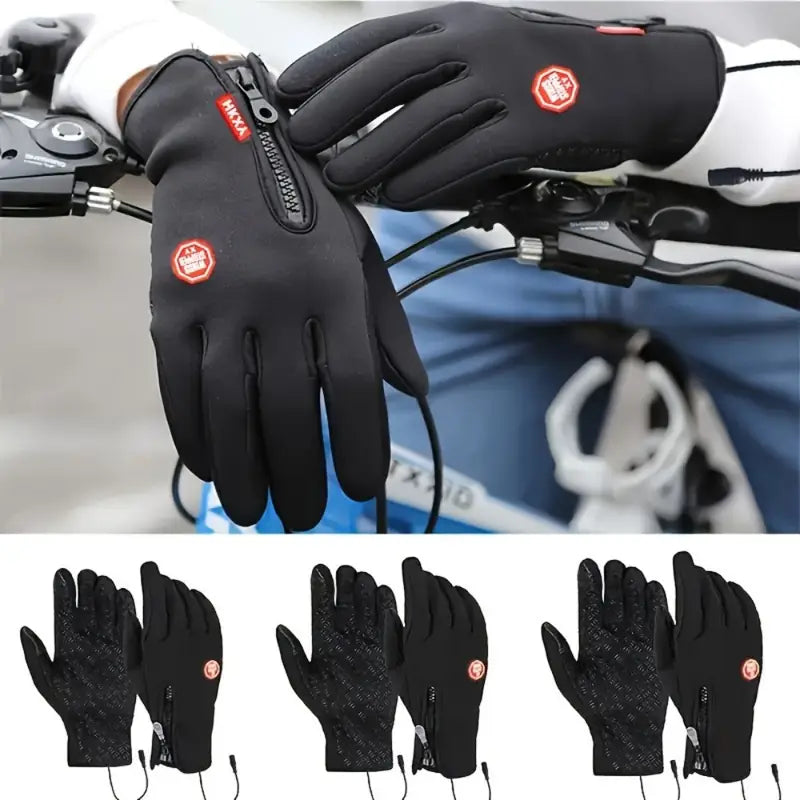 USB Heated Gloves – Touchscreen, Double-Sided Heating