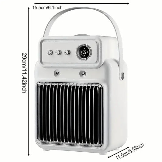 800W/1200W Small Bathroom Heater - Humidifier & Safe Whole House Heating