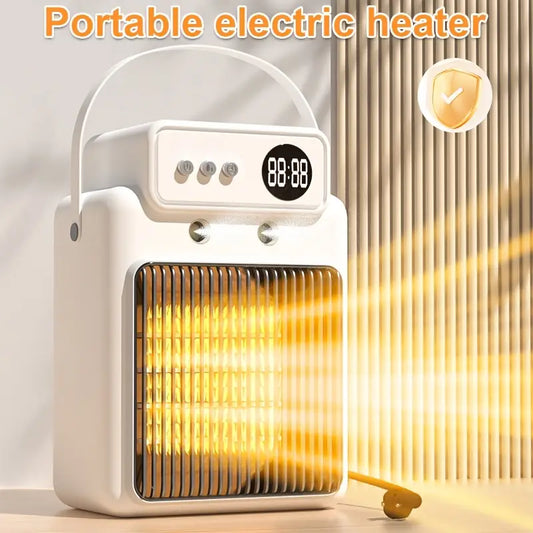 2-in-1 1200W Portable Heater Fan - Instant Heating & Air Purification