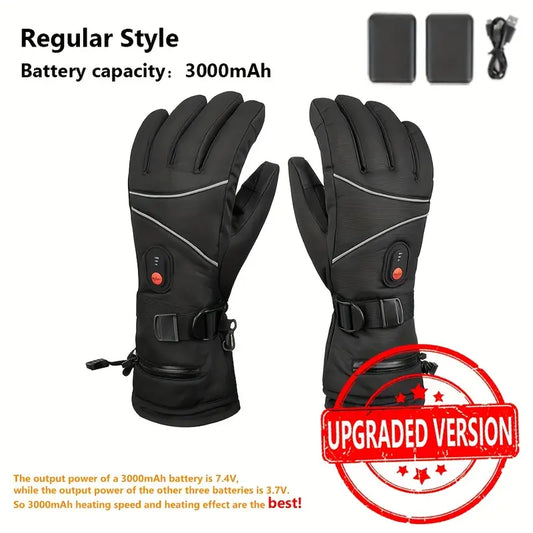 Men’s Electric Heated Gloves – Touchscreen, Long Battery Life