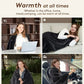 USB Rechargeable Flannel Blanket - Portable Shawl for Indoor/Outdoor