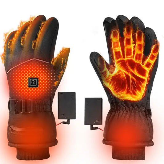 Electric Heated Gloves – Touchscreen, Windproof, Winter Warmers