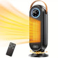 1500W Portable Electric Heater - Fast Heat, Digital Display, Safety