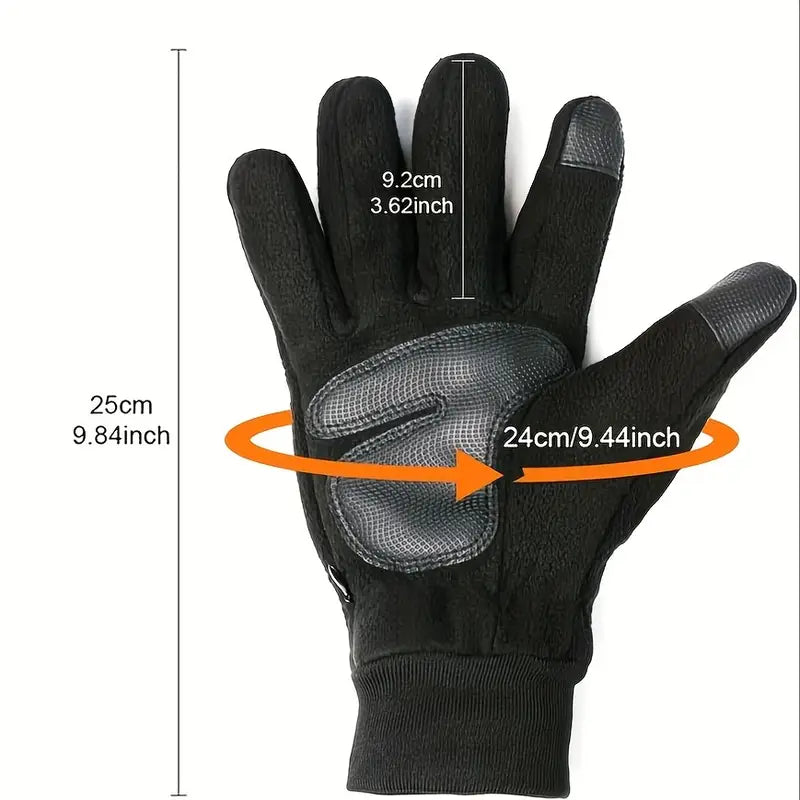 Rechargeable Heated Gloves – Touchscreen, Adjustable Temperature