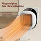 600W Smart Electric Fan Heater - Wall-Mounted Space Warmer