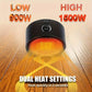 1500W Portable Convection Heater - Ceramic, Thermostat, Energy Efficient