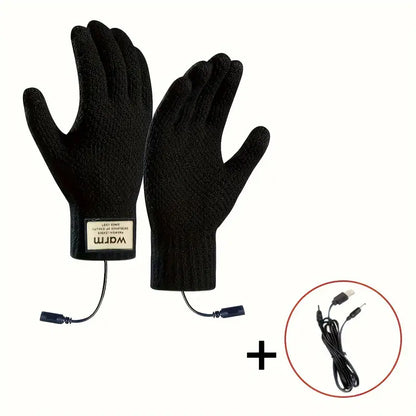 USB Heated Gloves – Touchscreen, Warm Work & Cycling Use