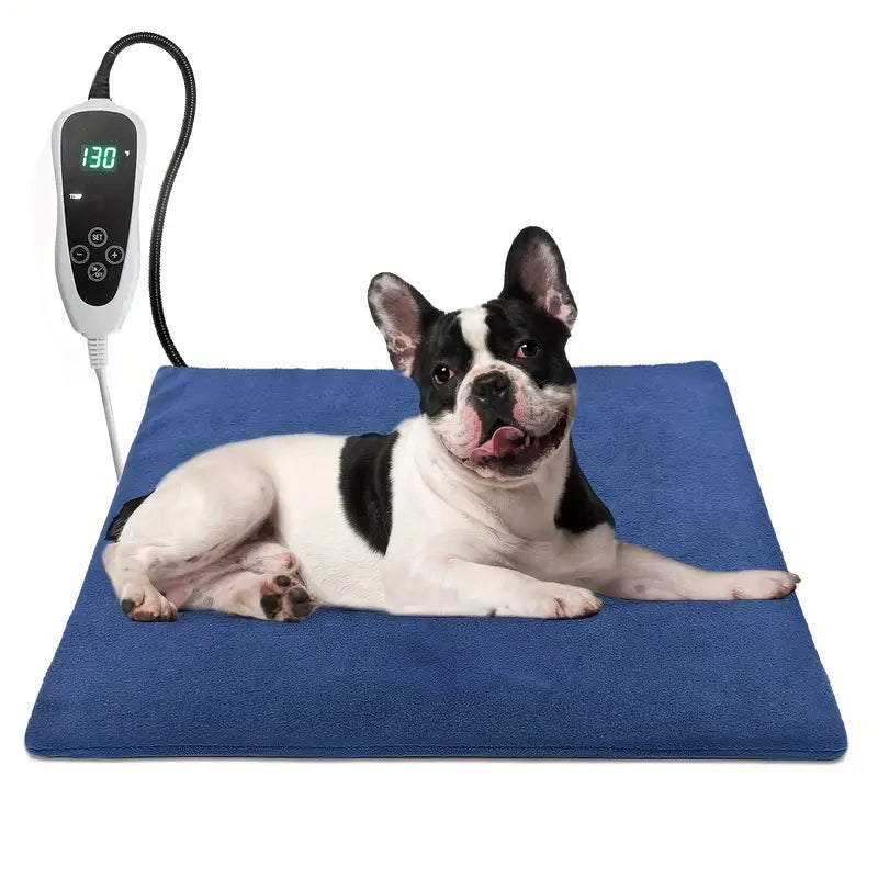 Pet Heating Pad with Thermostat Controller - Safe & Cozy for Cats & Dogs