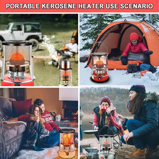 2600W Portable Kerosene Heater - Indoor & Outdoor Non-Electric