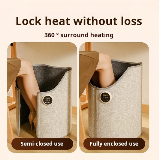 Adjustable Winter Foot Warmer - Desk Heater Pad for Home & Office