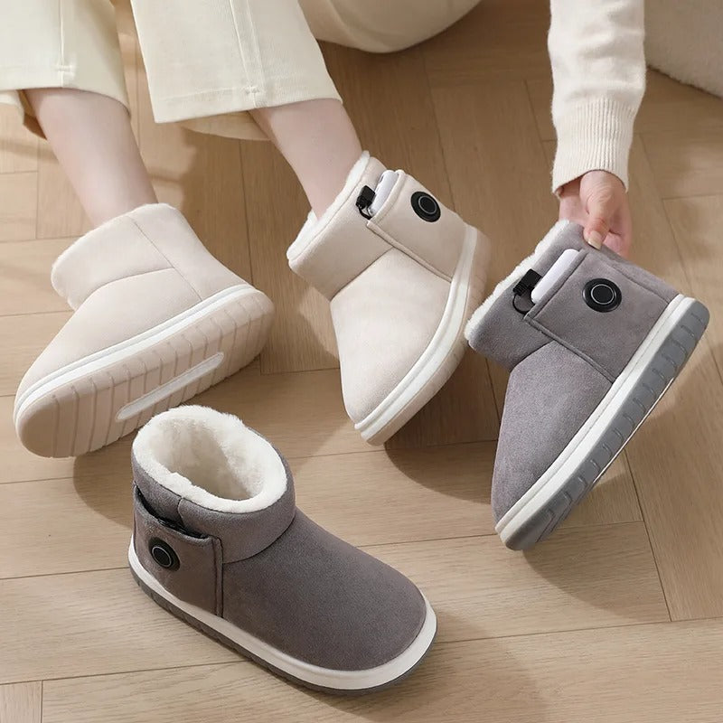 Rechargeable Electric Heating Shoes - USB Foot Warmer, Quick Heat